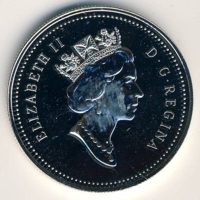 Канада 1 доллар 1996 год - Яблоки Мекинтош