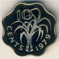 Свазиленд 10 центов 1979 год
