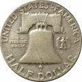 США 1/2 доллара 1954 год (без отметки МД)