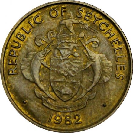 Сейшелы 5 центов 1982 год