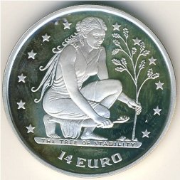 Босния и Герцеговина 14 евро 1999 год