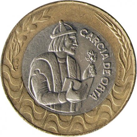 Португалия 200 эскудо 1991 год - Гарсия де Орта