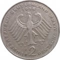ФРГ 2 марки 1986 год (F) - Курт Шумахер, 30 лет Федеративной Республике (1949-1979)