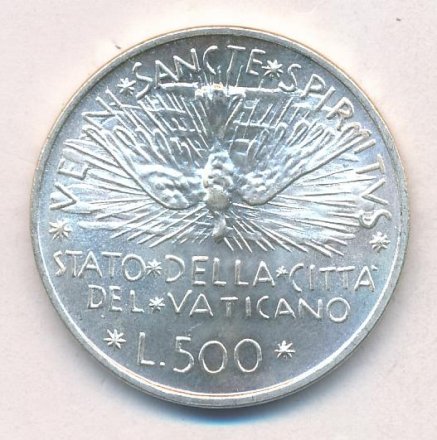 Ватикан 500 лир 1978 год - Папа Павел VI