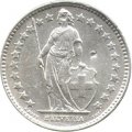 Швейцария 1/2 франка 1908 год