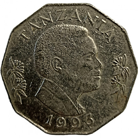 Танзания 5 шиллингов 1993 год