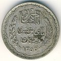 Тунис 5 франков 1936 год