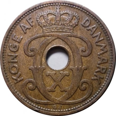 Дания 5 эре 1938 год