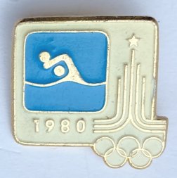 Значок. Олимпиада. Москва 1980. Водное поло