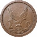 ЮАР 2 цента 1992 год