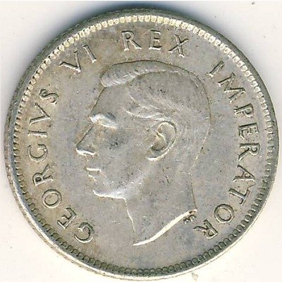 ЮАР 6 пенсов 1938 год
