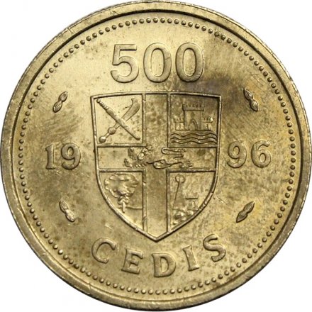 Гана 500 седи 1996 год