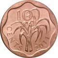 Свазиленд 10 центов 2011 год - Мсвати III