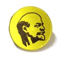 Значок В.И. Ленин, круглый, стекло
