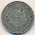 Венгрия 20 крейцеров 1848 год