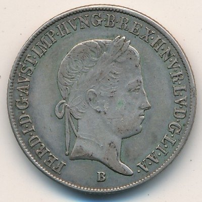 Венгрия 20 крейцеров 1848 год