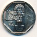 Перу 1 новый соль 2010 год - Золотой Туми