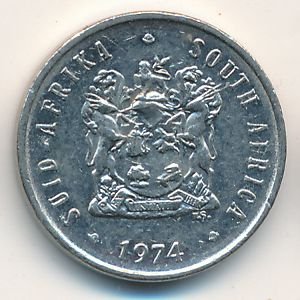 ЮАР 5 центов 1974 год