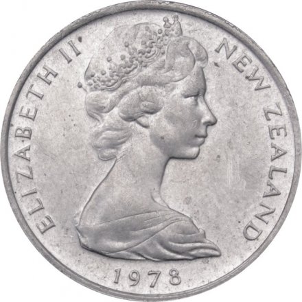 Новая Зеландия 5 центов 1978 год - Гаттерия