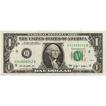 США 1 доллар 2009 год - H - VF