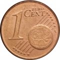 Германия 1 евроцент 2009 год (F)