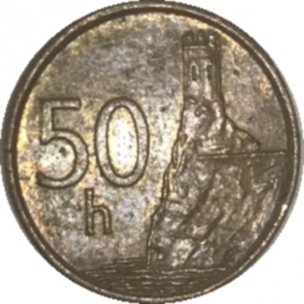 Словакия 50 гелеров 2001 год