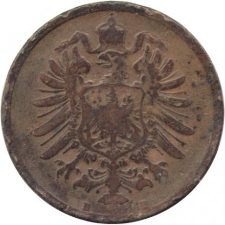 Германия 2 пфеннига 1874 год (B)