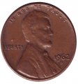 США 1 цент 1962 год - Авраам Линкольн (D)