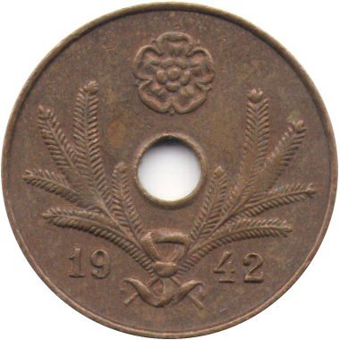 Финляндия 5 пенни 1942 год