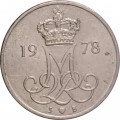 Дания 10 эре 1978 год