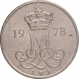 Дания 10 эре 1978 год