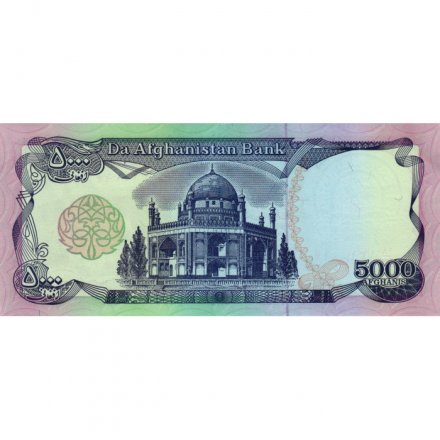 Афганистан 5000 афгани 1993 год - aUNC