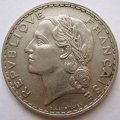 Франция 5 франков 1933 год (портрет влево)