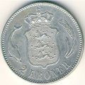 Дания 2 кроны 1915 год
