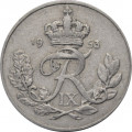 Дания 10 эре 1953 год - Король Фредерик IX