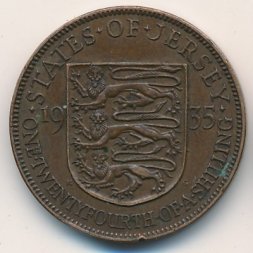 Джерси 1/24 шиллинга 1935 год