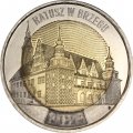 Польша 5 злотых 2025 год - Ратуша Бжега