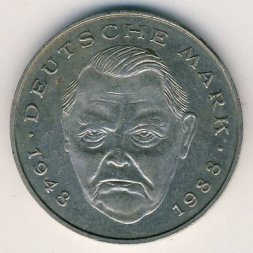 ФРГ 2 марки 1990 год