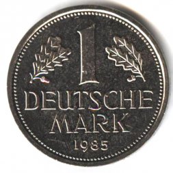 ФРГ 1 марка 1985 год (D)