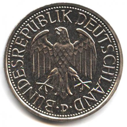 ФРГ 1 марка 1985 год (D)