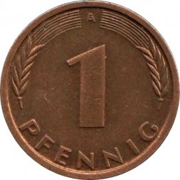 ФРГ 1 пфенниг 1994 год (A)