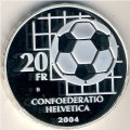 Швейцария 20 франков 2004 год