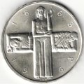 Швейцария 5 франков 1963 год - 100 лет Красному Кресту