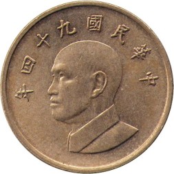 Тайвань 1 юань (доллар) 2005 год - Чан Кайши