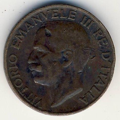 Италия 5 чентезимо 1932 год
