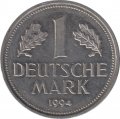 ФРГ 1 марка 1994 год (F)