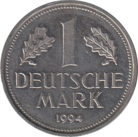 ФРГ 1 марка 1994 год (F)