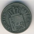 Бавария 1 крейцер 1847 год