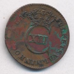 Швеция 1/12 скиллинга 1812 год