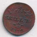 Швеция 1/12 скиллинга 1812 год